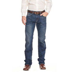 Ariat Men's M5 Straight Fit Straight Leg Dark Blue Jeans